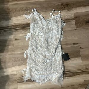 Lulu’s fringe mini dress size XL